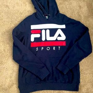 Navy fila sweatshirt